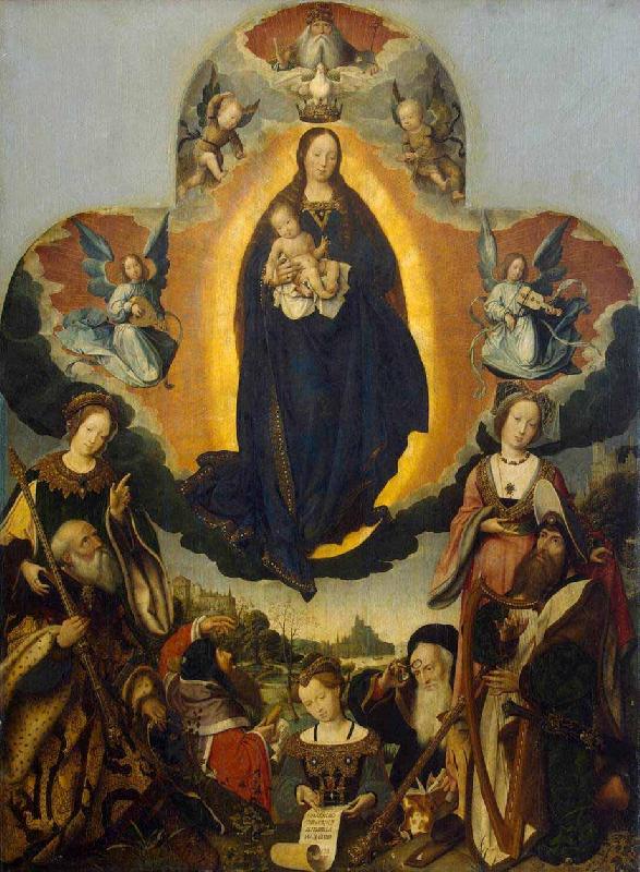 Jan provoost The Coronation of the Virgin